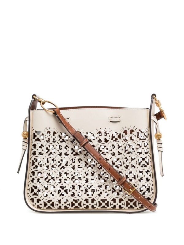 18738204_40708758_1000.jpg Tory Burch Bell laser-cut monogram shoulder bag