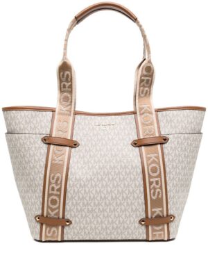18738522_40656065_1000.jpg Michael Michael Kors Maeve logo-strap tote bag