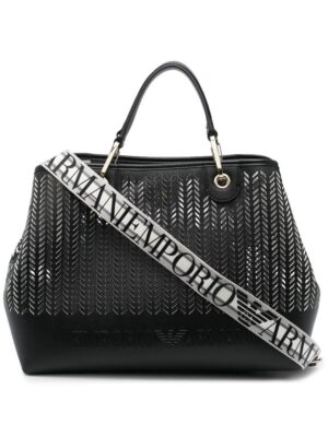 18741346_40660135_1000.jpg Emporio Armani MyEA faux-leather tote bag