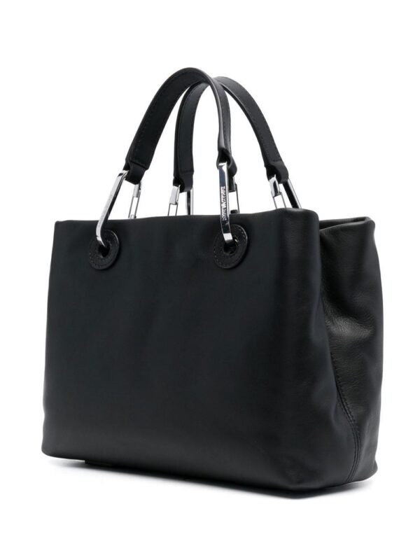 18741818_40544031_1000.jpg Emporio Armani logo-plaque leather tote bag