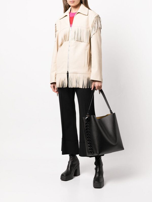 18748669_40796550_1000.jpg Stella McCartney large chain-link trim tote bag