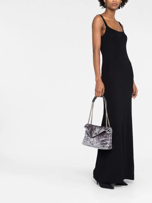 Saint Laurent  small Puffer velvet shoulder bag