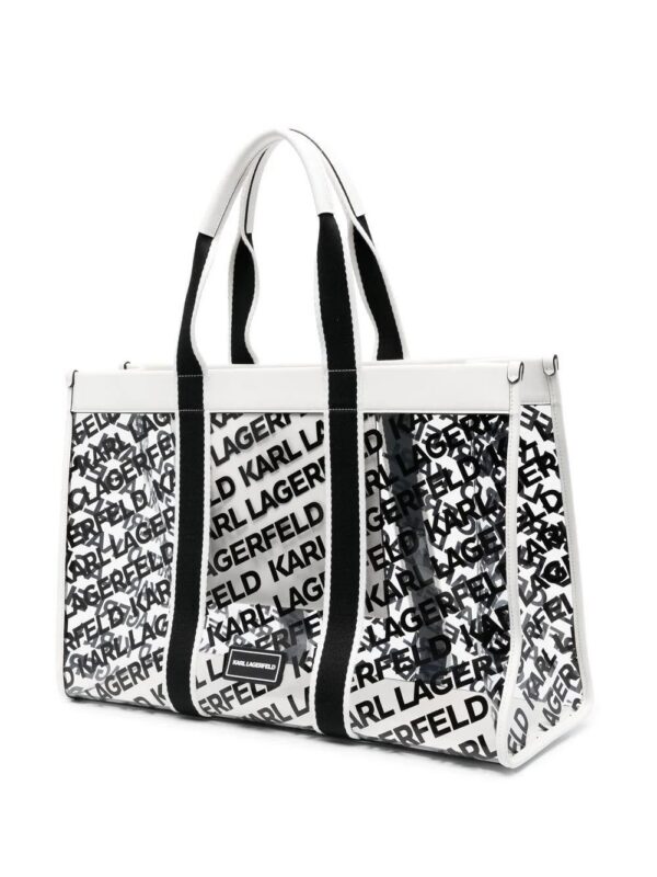 18758135_41018263_1000.jpg Karl Lagerfeld logo-print transparent beach bag