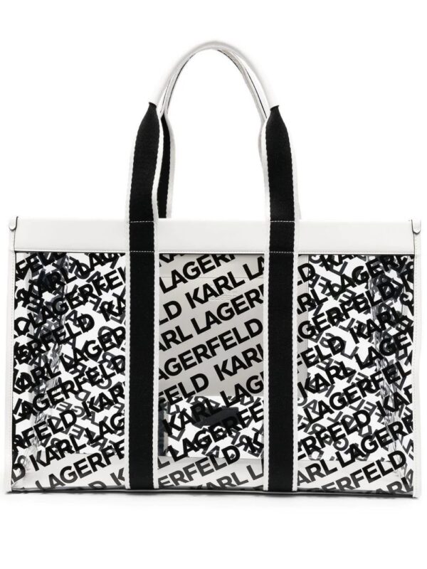 18758135_41160774_1000.jpg Karl Lagerfeld logo-print transparent beach bag