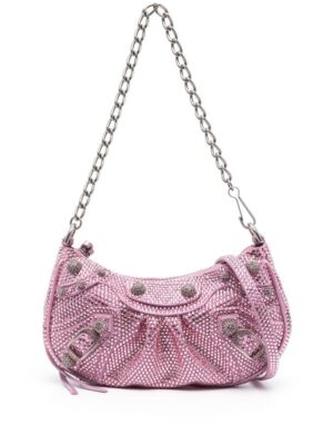 18765090_42243772_1000.jpg Balenciaga Le Cagole rhinestone-embellished shoulder bag