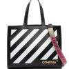 Off-White  Diag Hybrid Shop 28 leather tote bag