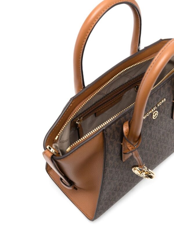 Michael Michael Kors logo-print leather tote bag