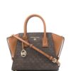 Michael Michael Kors logo-print leather tote bag
