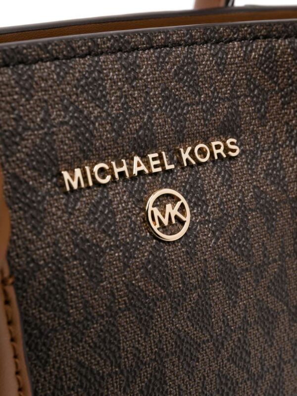Michael Michael Kors logo-print leather tote bag