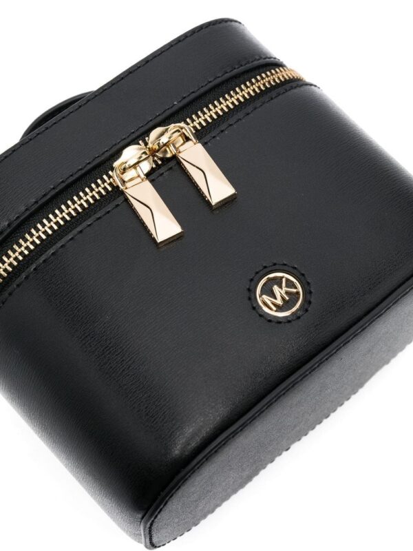 Michael Kors logo-plaque leather crossbody bag