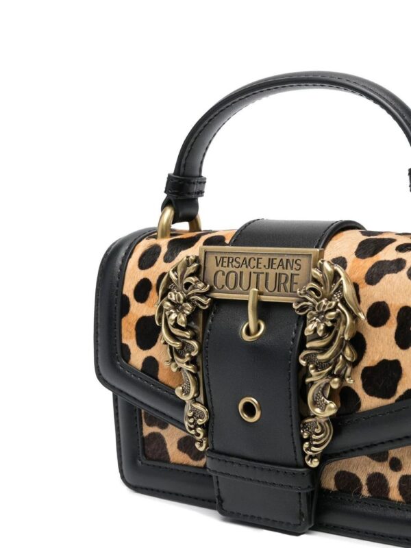 18805845_40843323_1000.jpg Versace Barocco buckle leopard-print tote bag