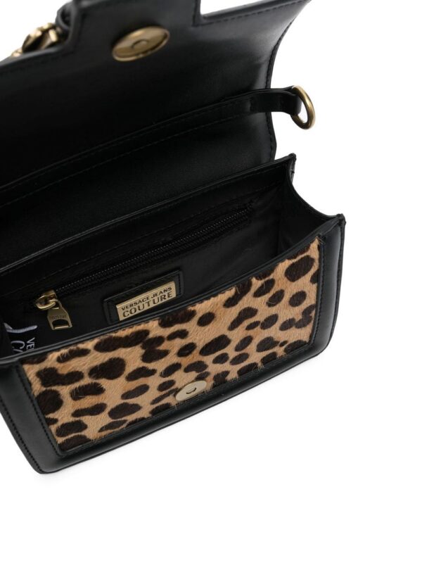 18805845_40843325_1000.jpg Versace Jeans Couture Barocco buckle leopard-print tote bag