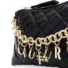 18808243_40907793_1000.jpg Versace logo-charm quilted clutch bag