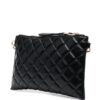 18808243_40907805_1000.jpg Versace logo-charm quilted clutch bag