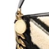 Stella McCartney chevron-pattern faux-fur tote bag