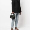 18828227_40949847_1000.jpg Karl Lagerfeld perforated-logo leather shoulder bag