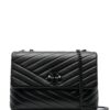 Tory Burch logo-plaque quilted shoulder bag