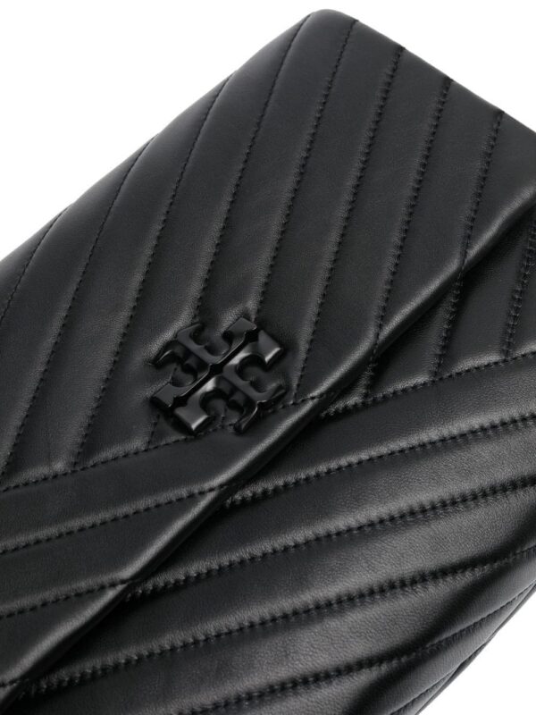 Tory Burch logo-plaque quilted shoulder bag