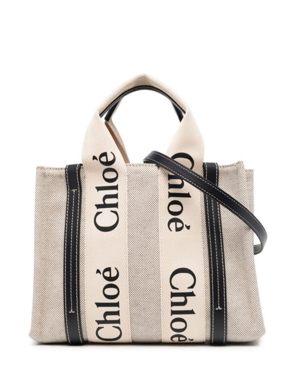 18833051_41395777_1000.jpg Chloé Woody logo-print tote bag