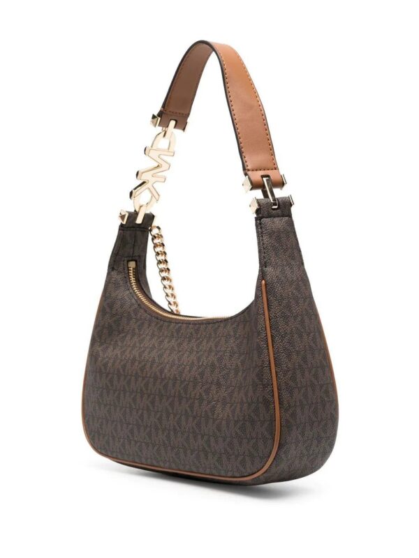 18837928_41081352_1000.jpg Micheal kors monogram chain-trim shoulder bag