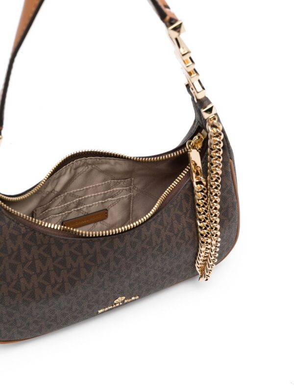 18837928_41082089_1000.jpg Micheal kors monogram chain-trim shoulder bag