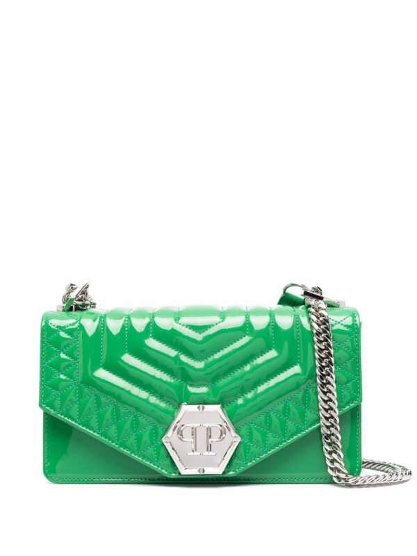 18863964_43809901_1000.jpg Philipp Plein hexagon-logo medium shoulder bag