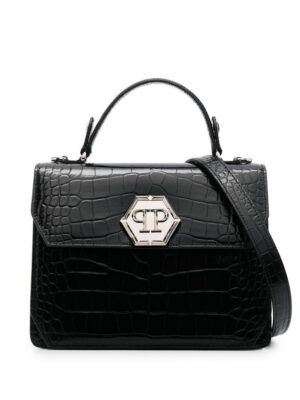 18865674_43889880_1000.jpg Philipp Plein Superheroin crocodile-effect tote bag