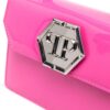 18865678_43878678_1000.jpg Philipp Plein logo-plaque patent-leather handbag