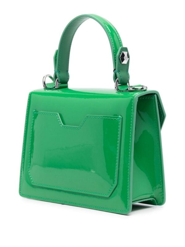 18865682_43874959_1000.jpg Philipp Plein logo-plaque patent-leather handbag