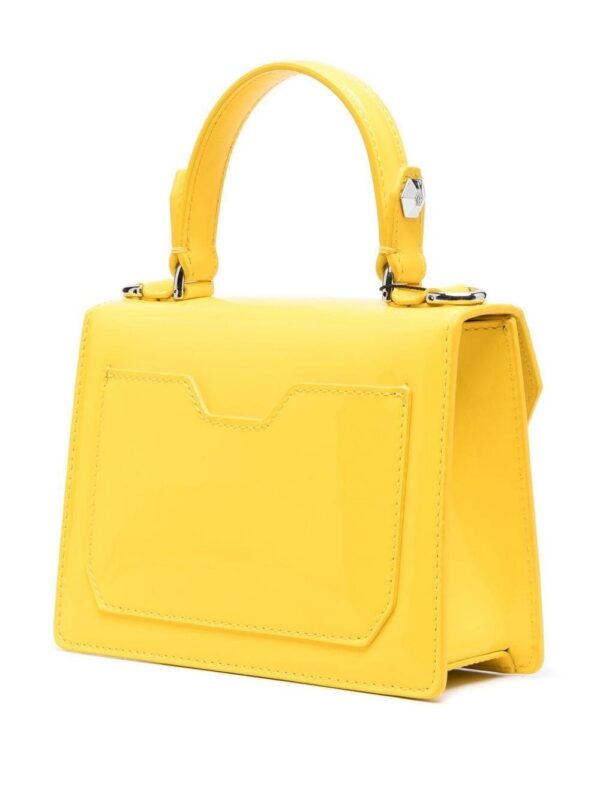 18867107_43879148_1000.jpg Philipp Plein logo-plaque patent-leather handbag