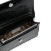Philipp Plein Superheroin crocodile-embossed clutch bag