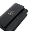 Philipp Plein Superheroin crocodile-embossed clutch bag
