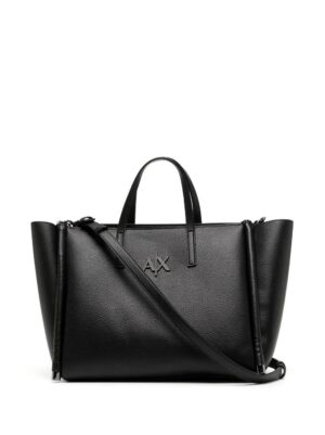 18872270_41726959_1000.jpg Armani Exchange tonal logo-plaque tote bag