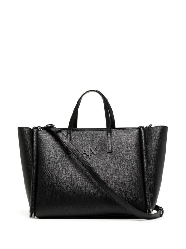 18872270_41726959_1000.jpg Armani Exchange tonal logo-plaque tote bag