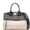 18895971_43197308_1000.jpg Ferragamo The Studio two-tone tote bag