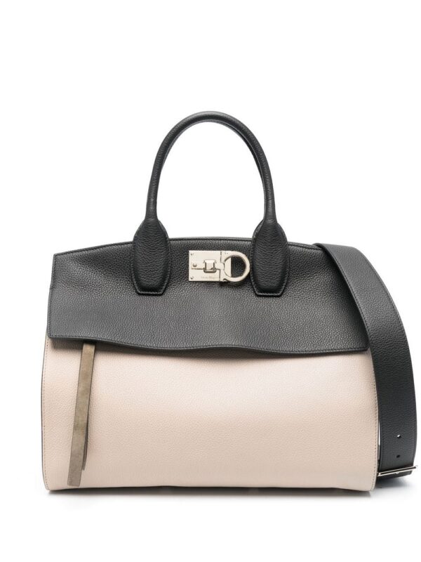 18895971_43197308_1000.jpg Ferragamo The Studio two-tone tote bag
