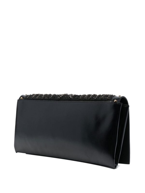 18923625_41409627_1000.jpg Balmain crystal-embroidered leather clutch bag