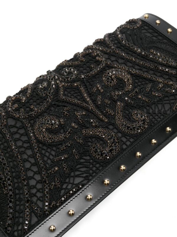 18923625_41411021_1000.jpg Balmain crystal-embroidered leather clutch bag