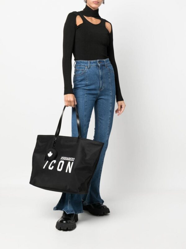 DSQUARED2 logo-print tote bag