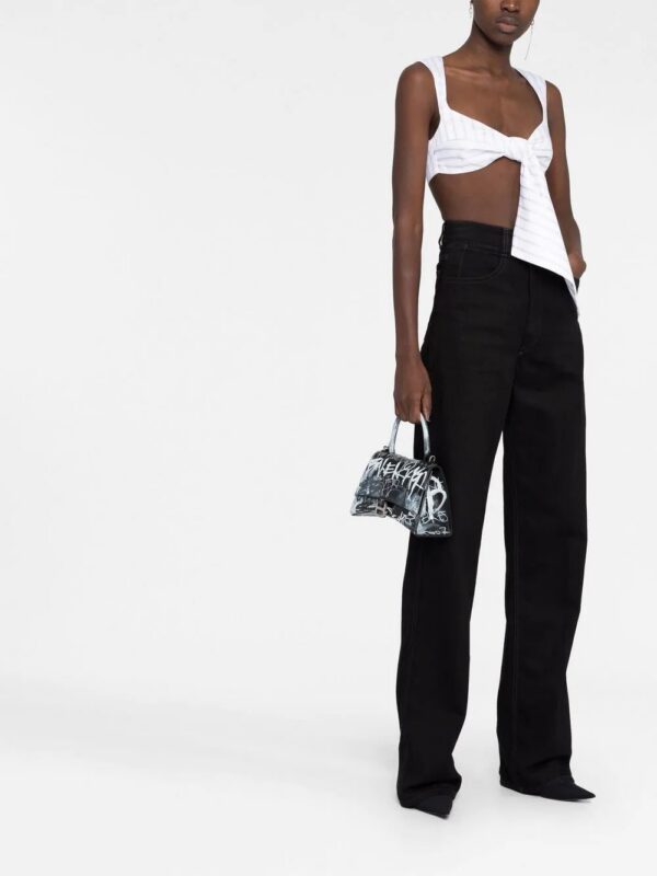 Balenciaga  Hourglass S graffiti-print tote bag