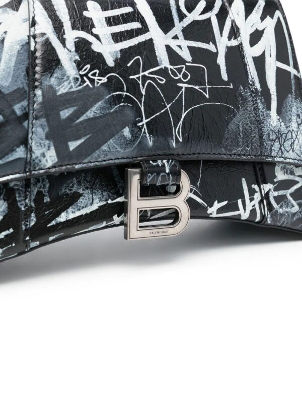 18942565_42731370_1000.jpg Balenciaga Hourglass S graffiti-print tote bag