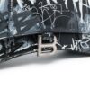 Balenciaga  Hourglass S graffiti-print tote bag