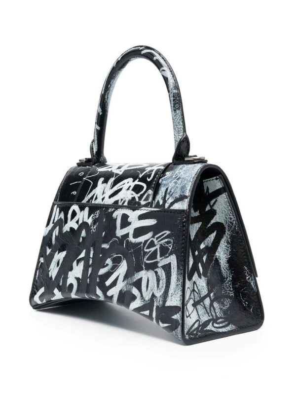 18942565_42731377_1000.jpg Balenciaga Hourglass S graffiti-print tote bag