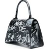 Balenciaga  Hourglass S graffiti-print tote bag