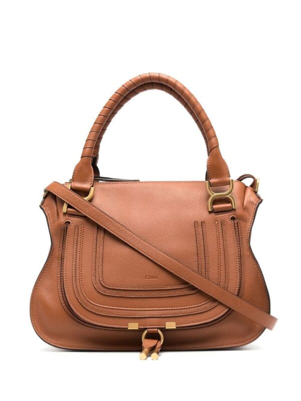 18943244_41211279_1000.jpg Chloé Marcie grained-leather tote bag