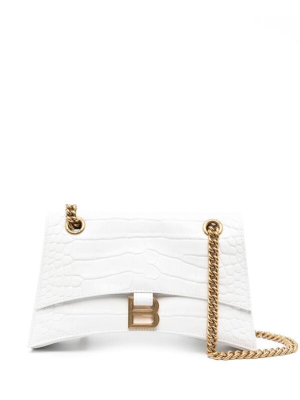18945291_42515461_1000.jpg Balenciaga small Crush crocodile-embossed shoulder bag