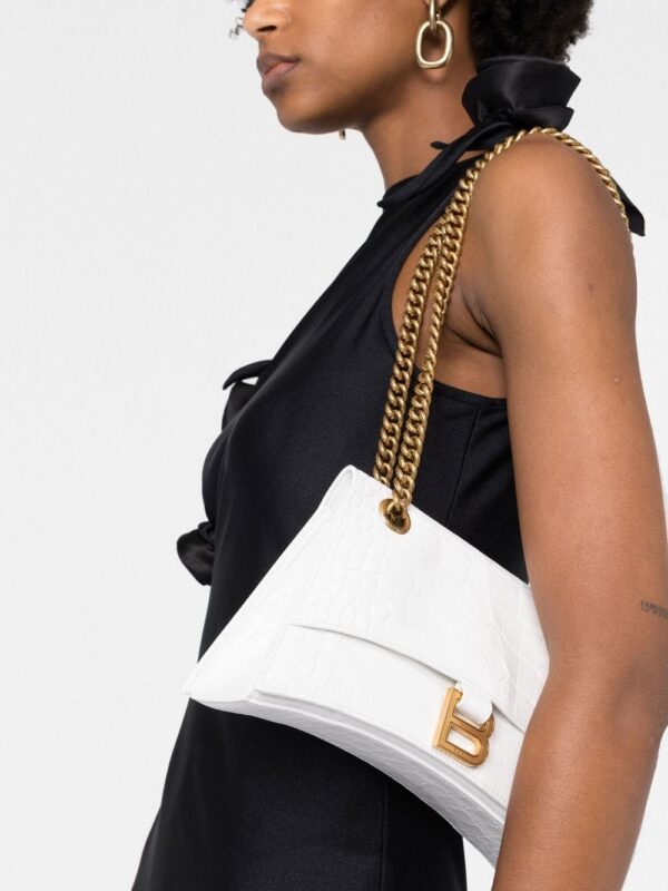 18945291_42515463_1000.jpg Balenciaga small Crush crocodile-embossed shoulder bag