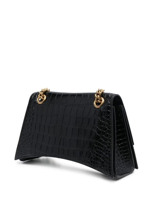 18945293_42635141_1000.jpg Balenciaga small Crush crocodile-embossed shoulder bag