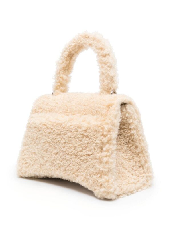 18945312_43532946_1000.jpg Balenciaga small Hourglass furry top-handle bag