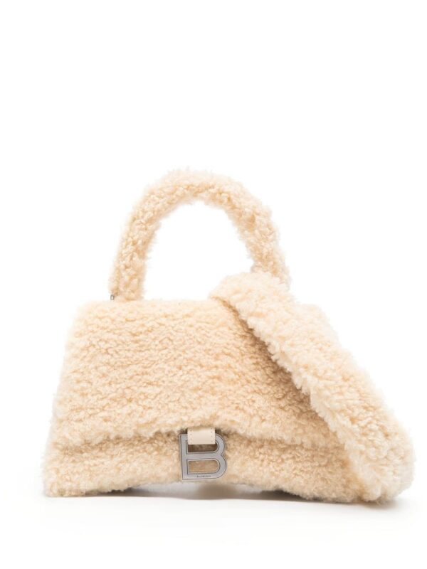 18945312_43534807_1000.jpg Balenciaga small Hourglass furry top-handle bag